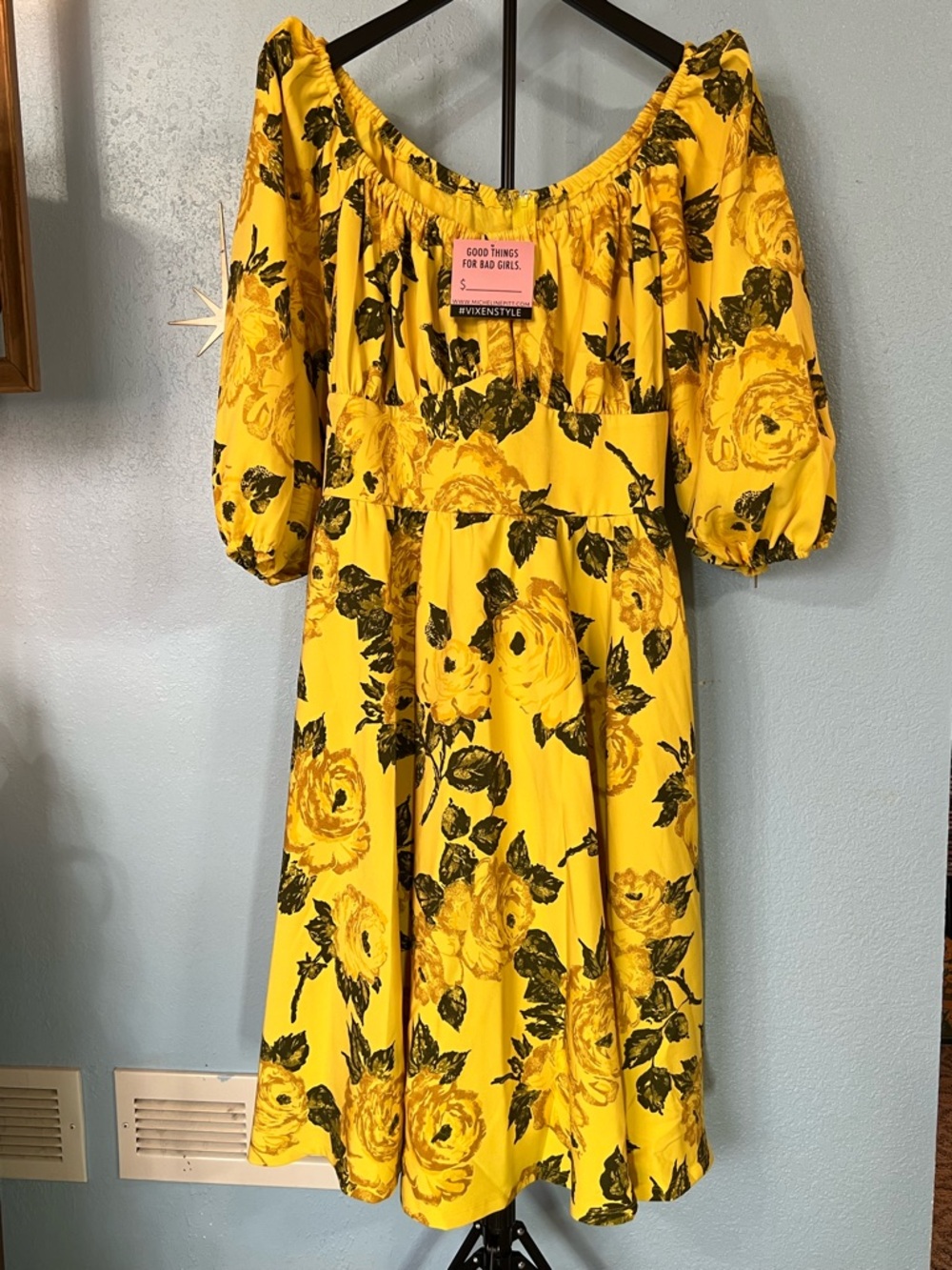 Yellow Rose Vacation Dress